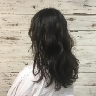 セミロング カラー イチカワ ミオ/ minim hairのヘアスタイル