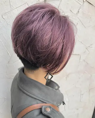 ショート カラー ヘアアレンジ ✨前田 優・2拠点✨ ✨恵比寿・札幌店✨のヘアスタイル