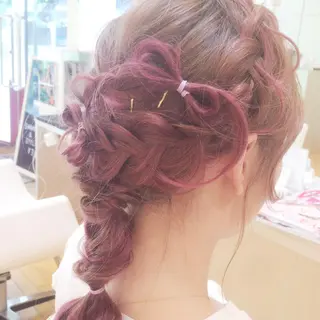 セミロング ロング ヘアアレンジ ReMix 新宿店所属・タジマ ヤスヒサのヘアスタイル