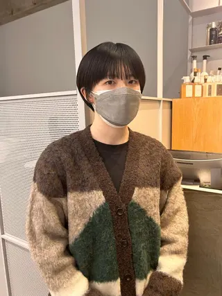 ショート 津葉井 麗奈のヘアスタイル