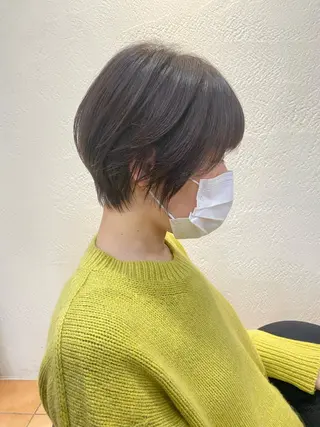 ショート カラー ショートカット パーマ石井のヘアスタイル