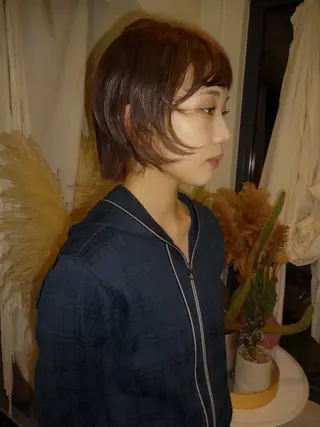 ショート カラー 太田 妃香/岡崎美容室のヘアスタイル