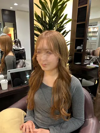 ロング カラー 坂本奈都美 🎀のヘアスタイル