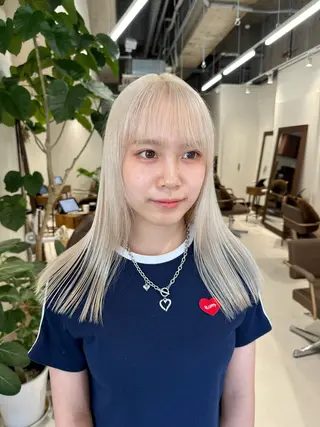 ミディアム カラー Liru:smart salon/茅ヶ崎のヘアスタイル