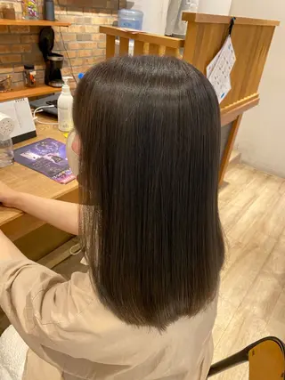 セミロング カラー 🪞艶カラー/ボブ/ 矯正/高橋亜実🪞のヘアスタイル