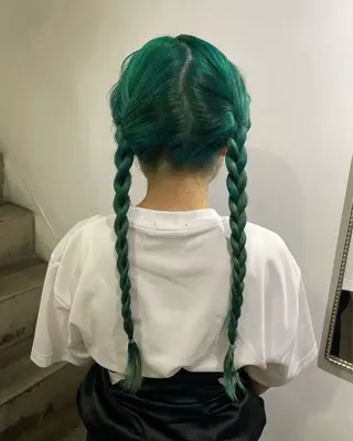 ロング カラー ヘアアレンジ CACHÉ NAKAZAKI所属・CACHÉ わっちょのヘアスタイル