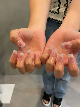 ネイル 束感まつ毛/ネイル/ LED♥KIRARAのマツエク・マツパデザイン