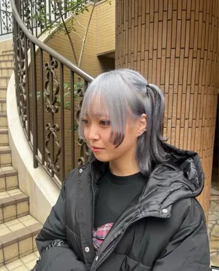 ミディアム 7Velvet所属・あゆみ︎︎✮／ 暖色カラーのヘアスタイル