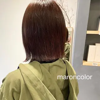 ミディアム カラー 🍊暖色×顔周り 🍊cocoroのヘアスタイル