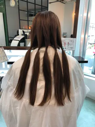 ロング 榎園 由美のヘアスタイル
