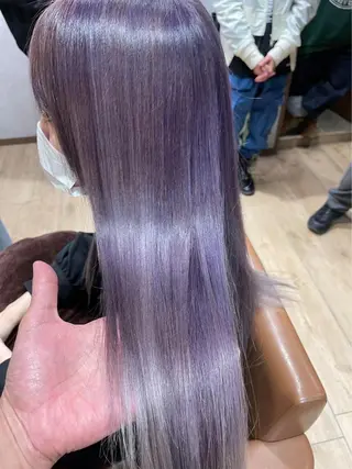 ミディアム カラー うる艶カラー🤍 SAKI🧸錦糸町のヘアスタイル