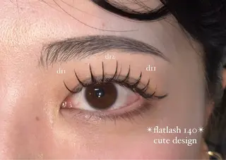 マツエク・マツパ NORA senaのマツエク・マツパデザイン