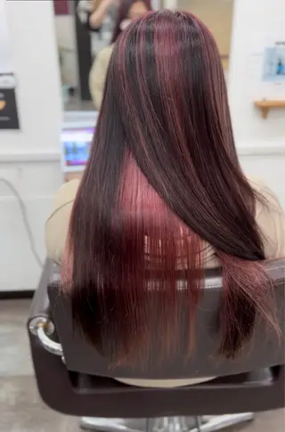 ロング もとき ゆいなのヘアスタイル