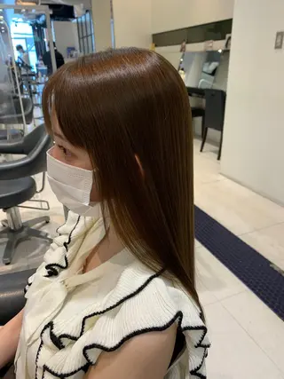 セミロング 👑松山ストレート/ メンズヘア/龍仁👑のヘアスタイル
