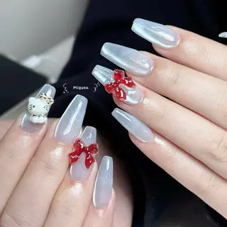 ネイル RIN NAILS ᥫ᭡Migusaのネイルデザイン
