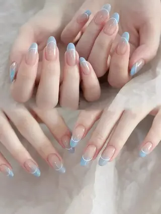 ネイル 波 なみのネイルデザイン