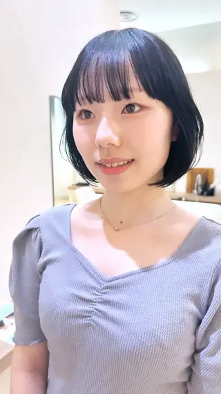 ショート カラー 似合わせカラー/艶 髪質改善/ヨシザキのヘアスタイル