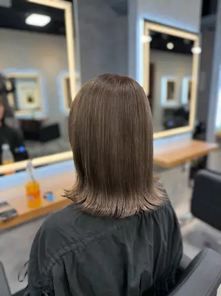 ロング カラー ヘアアレンジ レイヤー×透明感カラ ーHAYATOのヘアスタイル