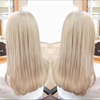 ロング カラー 韓国ヘア🤍髪質改善 🇰🇷AKANEのヘアスタイル