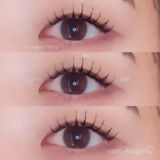 マツエク・マツパ fein.aoi🎀 🤍のマツエク・マツパデザイン