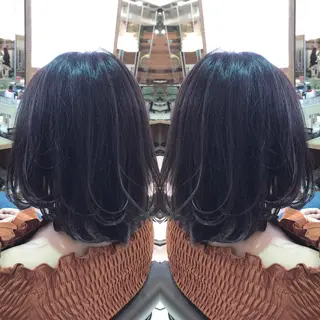 ミディアム カラー 青木 茂樹⭐️ 透明感カラーのヘアスタイル