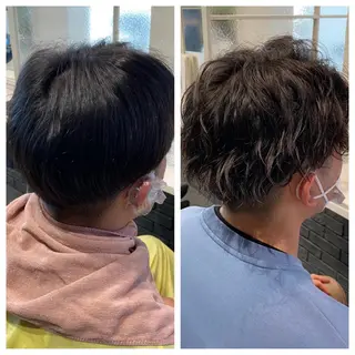 パーマ メンズ TELAHAIR成田 マネージャー吉野美羽のヘアスタイル