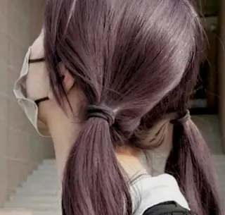 セミロング カラー うる艶韓国ヘア 🤍りんのヘアスタイル