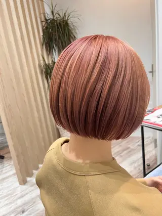 ミディアム カラー 渡部 未歩のヘアスタイル