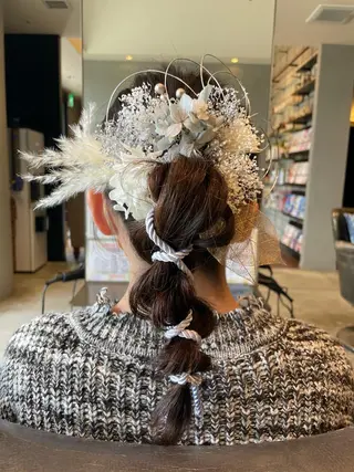 ヘアアレンジ 🍒serika 暖色カラー 🍒のヘアスタイル