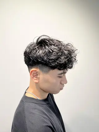 ショート パーマ メンズ メンズパーマ/ メンズ特化/寺阪拓真のヘアスタイル
