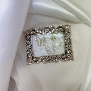 カラー ネイル 𓂃🦢Aurora Swan🌙𓂃のネイルデザイン