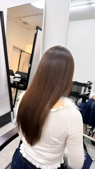 ロング shinka　omotesando所属・ブリーチ縮毛矯正 /髪質改善/タイチのヘアスタイル