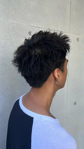 ショート メンズ 湘南のパーマ職人 🔥清水琉葵🔥のヘアスタイル