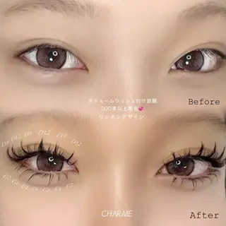 マツエク・マツパ eyelash salon CHARME所属・CHARME .maayaのマツエク・マツパデザイン