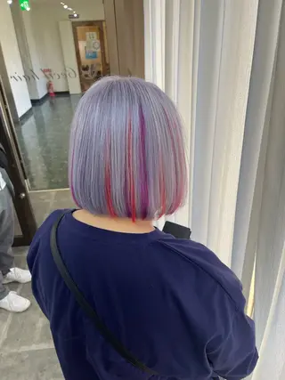 ショート カラー SOYON西大寺店所属・ダブルカラー/ 髪質改善💎安藤のヘアスタイル