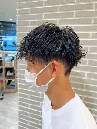 パーマ メンズ 赤本悠斗波巻きパーマ メンズパーマのヘアスタイル