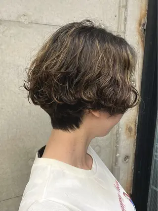 ショート パーマ LIBERTY-A所属・渡部 仁太のヘアスタイル
