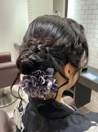 ヘアアレンジ 👑艶髪/カラー/ アレンジ/特化👑のヘアスタイル
