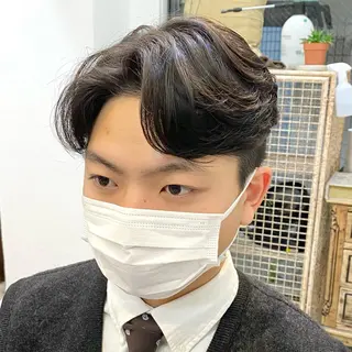 ショート パーマ メンズ Vicke所属・メンズ専門/韓国風 ❤️‍🔥吉野あいかのヘアスタイル