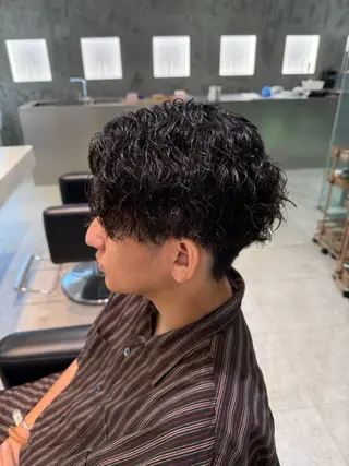 メンズ 🦋Misaki🦋 メンズパーマ/着付けのヘアスタイル