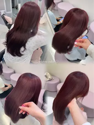 カラー ozaki renaのヘアスタイル