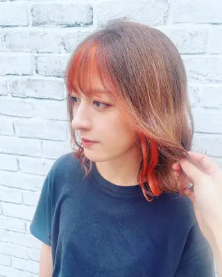 カラー ✨韓国風特化/ 永島玲香✨のヘアスタイル