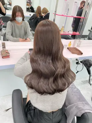 セミロング カラー お客様満足No.1 🌈Neneのヘアスタイル