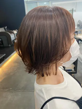 ショート カラー BLENDby happiness所属・KAORU/絹髪 /髪質改善/奈良のヘアスタイル