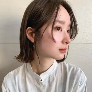 セミロング カラー 🌱小顔ヘア/ボブ ミディアム/双葉🌱のヘアスタイル