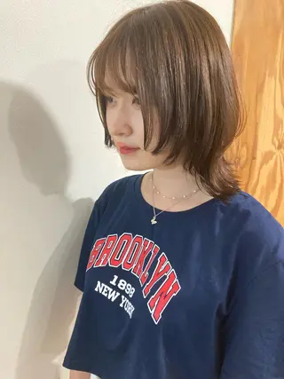 ミディアム カラー 🌸髪質改善特化🌸 店長　ゆうやのヘアスタイル