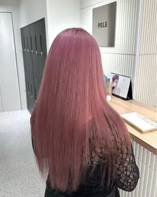 ミディアム カラー PELE所属・サキ【渋谷ハイトーン /19歳美容師】のヘアスタイル