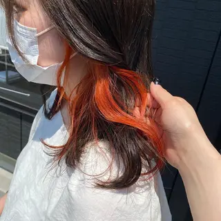 セミロング カラー トップスタイリスト 🖤sachikaのヘアスタイル