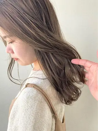 セミロング 小澤大輔 YOLO hairのヘアスタイル