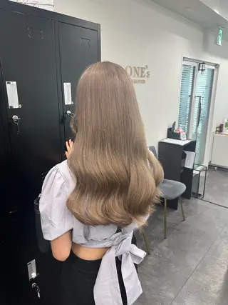 ロング カラー 韓国ヘア🖤/透明感 shihoのヘアスタイル